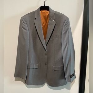 NWT JOS. A. BANK Light Grey 100% Wool Suit Jacket